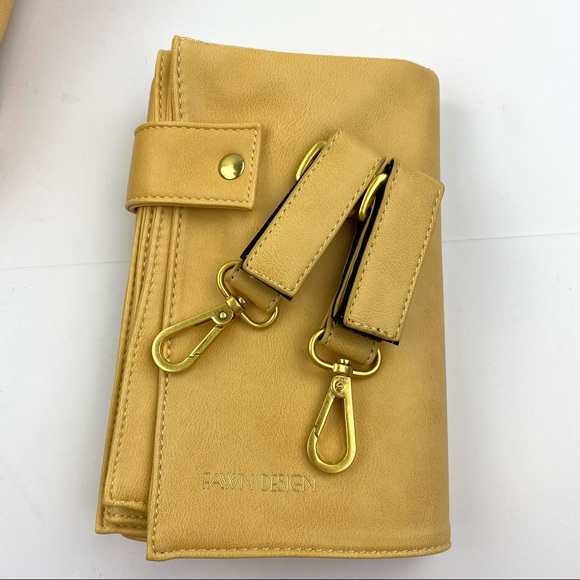 Fawn Design the Original Diaper Bag Pale Yellow with Changing Pad - Picture 4 of 9